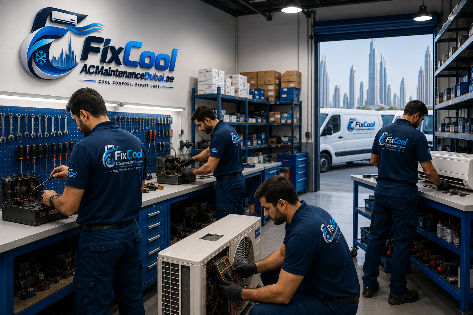 FixCool team at work